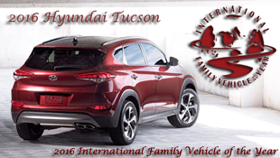 2016 International Family Vehicle of the Year presented by Road & Travel Magazine. This is ICOTY's 20th Anniversary