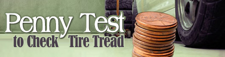 Bridgestone Penny Test to Check Tire Tread