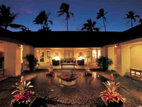 Hotel Hana Maui's open air lobby