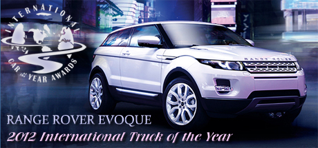 2012 Range Rover Evoque Wins 2012 International Car of the Year from Road & Travel Magazine