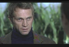 Ford's Cornfield with Steve McQueen by 