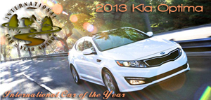 2013 Kia Optima Named 2013 International Car of the Year by Road & Travel Magazine