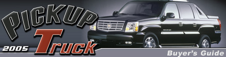 Cadillac EXT - 2005 Pickup Truck Buyers Guide