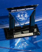 2012 Hyundai Veloster Trophy for International Sporty Coupe of the Year Presented by Road & Travel Magazine