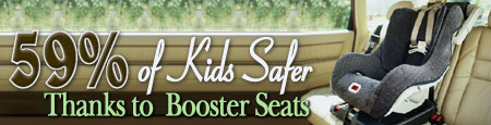 59% of Kids Safer Thanks to Booster Seats