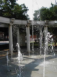 Fountains in Cathedral Square