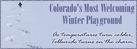 Telluride, Colorado -- ski vacation in Colorado mountains, San Juan Mountain ski vacation
