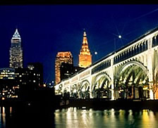 Cleveland Night Skyline