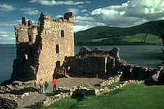 Urquhart Castle in Scotland