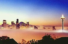 Seattle Blanketed by Fog